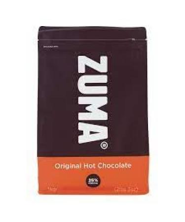 Zuma Original Hot Chocolate Powder 1Kg Bags (1 Bag) 1 kg (Pack of 1)