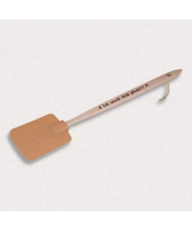 Hofmeister Fly Swatters - Set of 3 Beech Wood & Leather Insect Catchers | European Design 47.5 cm | I Make You Flat!!! - Buy Online on SooperMarket.com