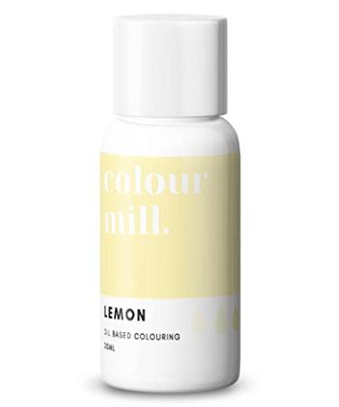 Colour Mill Oil Based Food Colouring 20ml Colours all Icings Chocolate Dough and more (Lemon)