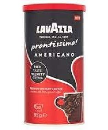 Lavazza Prontissimo Americano Instant Coffee 95g - Original Blend (Pack of 1) - Buy Online on SooperMarket.com