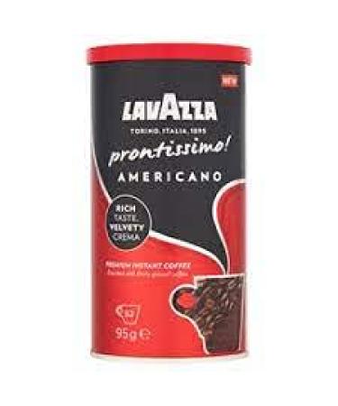 Lavazza Prontissimo Americano Instant Coffee 95g Original 95 g (Pack of 1)