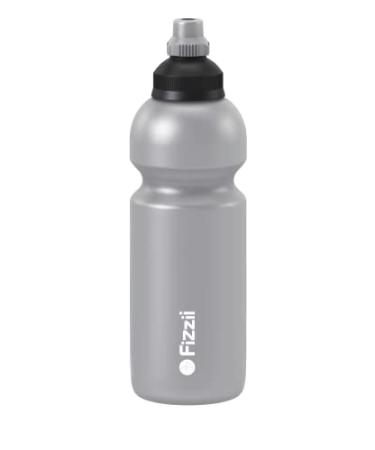 Fizzii children's and leisure drinking bottle 600 ml motif university color silver (out of hand in carbon dioxide pollutant-free dishwasher-solid)