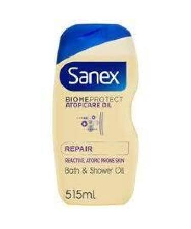 Sanex Biomeprotect Atopicare Bath and Shower Oil 515ml (Pack of 3).