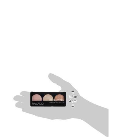 Palladio I'm Glowing Illuminating Highlighting Palette - High Pigmented Shimmery Bronzer Powder Set - Buy Online on SooperMarket.com