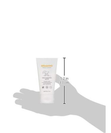 Erbaviva Organic Baby Sunscreen 2.5 oz | Coral Reef Safe & Water Resistant | Natural UVA & UVB Protection with Essential Oils - Buy Online on SooperMarket.com