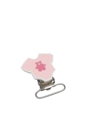 knbo 1 x Clip Baby Body pink 3.0 cm for pacifier chains suspenders pendants and much more NEW & OVP