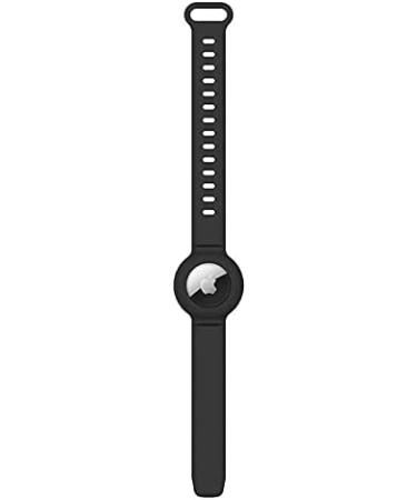 Kids / Adults (2 Pack) Anti-Lost Bracelet for AirTag - iZi Way Soft Silicone Wristband Watch Band Cover - Black - Buy Online on SooperMarket.com