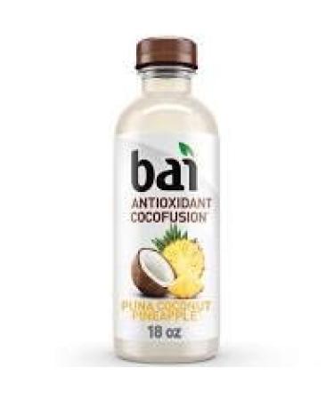 Bai Antioxidant Cocofusion Puna Coconut Pineapple, 18 oz, 6 Units