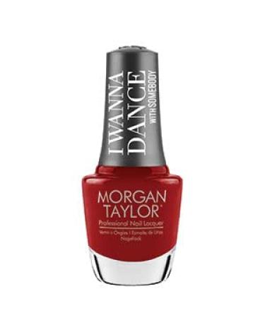 Morgan Taylor Nail Lacquer I Wanna Dance With Somebody Collection (Blazing Up The Charts) Red Nail Polish Finger Nail Polish 5 ounce