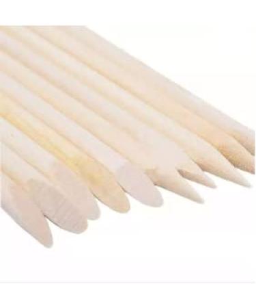 100PCS 75mm Cuticle Orange Wood Nail Sticks Pusher Set - Disposable Tool for Manicure & Pedicure - Skin Safe Remover for Home & Salon - Buy Online on SooperMarket.com