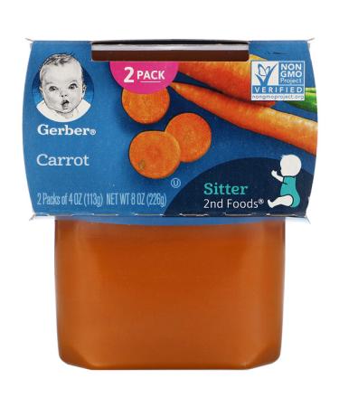 Gerber Carrot 2 Pack 4 oz (113 g) Each