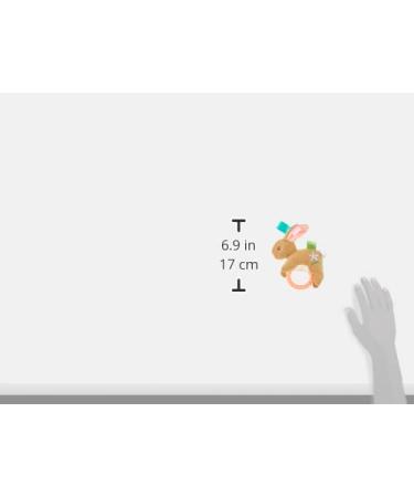 Taggies Teether Baby Rattle - Harmony Bunny | Soothing Teething Toy - Buy Online on SooperMarket.com