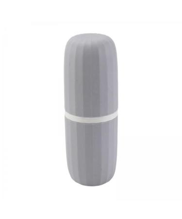 YWJLQH 6xTravel Toothbrush Holder Washing Gargle Cup Compact for Outdoor Shower Camping Gray