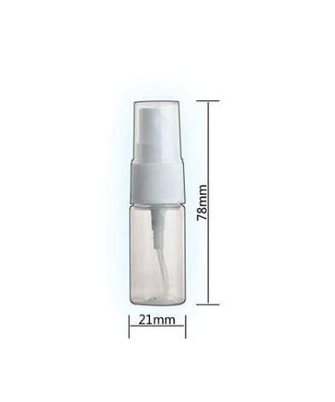 10ml Fine Mist Spray Bottles - Refillable Plastic Atomizers for Perfume Moisturizer & Cleaning - Pack of 12 - Travel-Friendly - Buy Online on SooperMarket.com