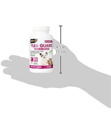 VetIQ Flea Guard 90 Tablets Flea Treatment for Dogs & Cats Keeps Fleas Ticks & Mosquitoes Away Natural Flea Treatment With B Vitamins & Garlic Dog & Cat Flea Treatment For Healthy Skin & Coat - Buy Online on SooperMarket.com