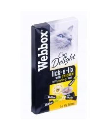 PET-774327 Webbox Lick-e-Lix Chicken & Zinc (5pk) 10 Pack