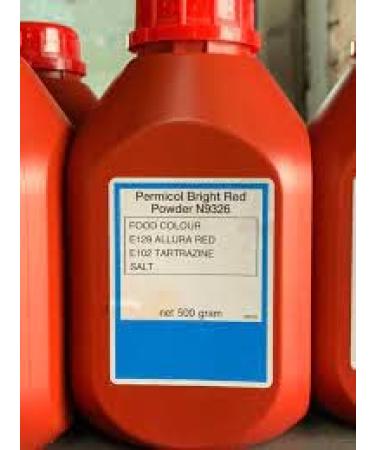 Permicol Bright Red Powder N9326 500g Bottle - Buy Online on SooperMarket.com