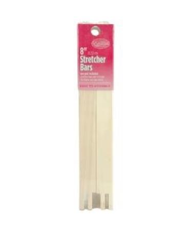 FA Edmunds Regular Stretcher Bars 8 inch x 3/4 inch 3008 (4-Pack)