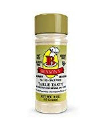 Bensons Table Tasty Salt Substitute - No Potassium Chloride, No Sodium Alternative - 6-Pack Plastic Bottles (3 oz each) - Buy Online on SooperMarket.com