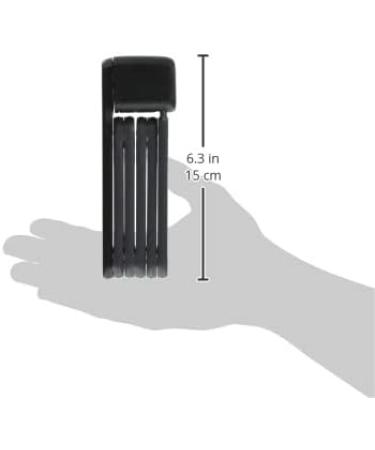 ABUS Bordo Lite Mini 6055/60 - Extra-Light Folding Bicycle Lock Security Level 7 60 cm - Durable Black Steel Lock for Ultimate Bike Protection - Buy Online on SooperMarket.com