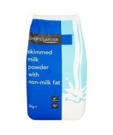 Chef's Larder Skimmed Milk Powder With Non Fat Milk 2kg (Suitable For Vegetarians)