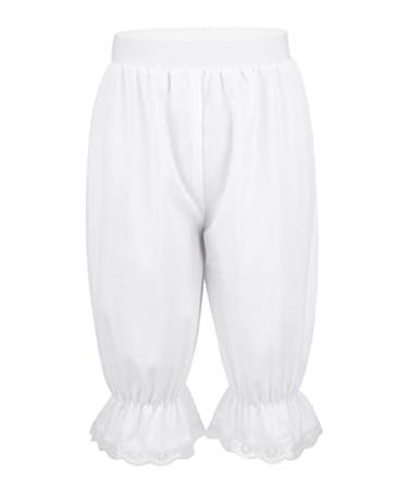 Hansber Kids Girls Boys Solid Stretchy Stirrup Leggings Pant for Ballet Dance/Gymnastics/Sports Tights Ivory 16