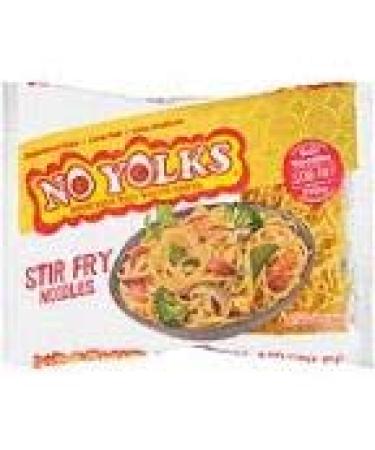 No Yolks Enriched Egg White Pasta - Stir Fry Noodles 12 oz. (Pack of 2)