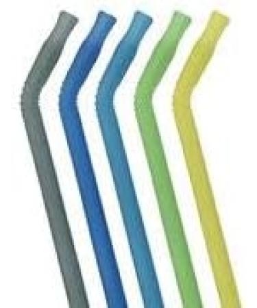 B.BOX Reusable Silicone Straw BPA Phthalates and PVC Free with Cleaning Brushes (5pk x 2) (Pool Party) - Buy Online on SooperMarket.com