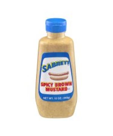 Sabrett Spicy Brown Mustard - Premium Condiment for Hot Dog and Sandwich Lovers - Buy Online on SooperMarket.com