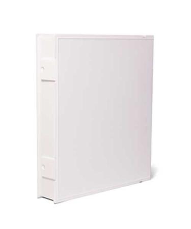 Vue-All Archival Safe-T-Binder with Rings, White