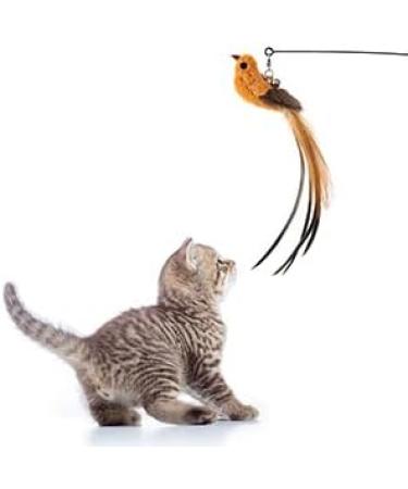 Cat Interactive Toys with Feather Refill - 9PCS Set for Exercising and Eliminating Boredom - Buy Online on SooperMarket.com