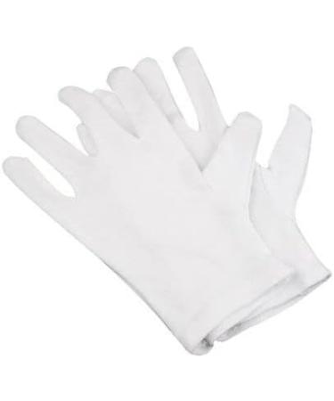 Accessotech 4 Pairs Cotton Gloves White Mens Women Dermatological Moisturising Eczema Cream - Buy Online on SooperMarket.com