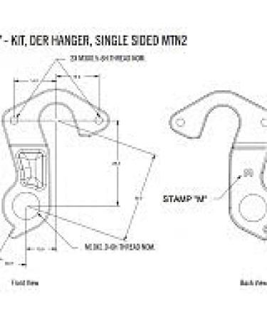Cannondale KP284 Mountain Rear Derailleur Hanger Kit - High-Quality Replacement Part - Buy Online on SooperMarket.com