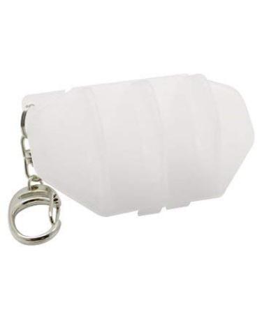 LSTYLE Dart Flight Accessory: L-case - Holds One Set of Extra Dart Flights Milky White