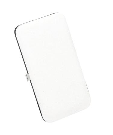 Tweezers Storage Cases Rectangle Eyelash Curler Protective Box Eyelash Tweezers Scissors Organizing Bags for Home Supplies White