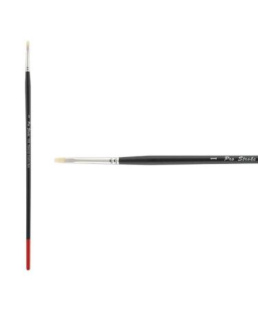 Creative Mark Pro Stroke Powercryl Artist Paintbrush  Paint Brushes for Acrylic  Watercolor  Gouache and Oil Paints  1 Bright 1/8 in 1 Bright