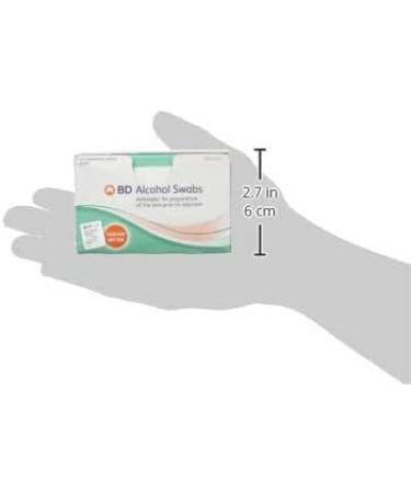 BD Alcohol Swabs 100 Each - Pack of 3 | Antiseptic Wipes for Skin Cleansing - Buy Online on SooperMarket.com
