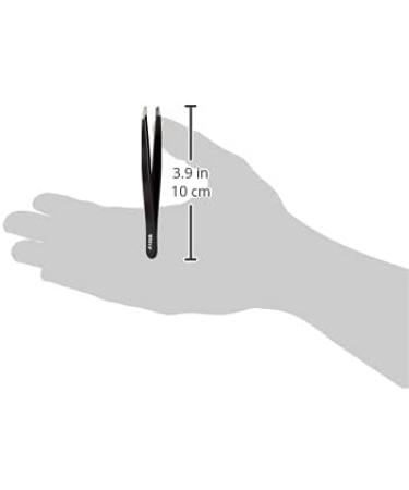 Buy Vitry Coloured Tweezers with Slanted Tips - 1 Piece Black | International Shipping Available - Buy Online on SooperMarket.com