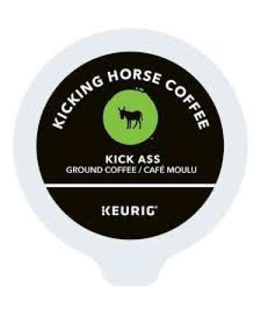 Kicking Horse Kick Ass Dark Roast K-Cup Coffee Pods 96 Count