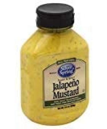 Silver Springs Mustard Jalapeno - 9.5 oz Pack of 2 | Spicy Gourmet Condiment - Buy Online on SooperMarket.com