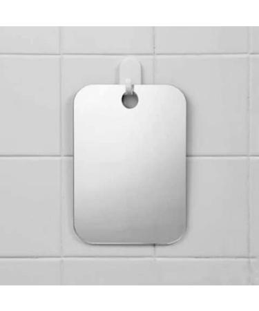 Pete & Pedro FOGLESS Shower Mirror - Anti-Fog Shaving & Shower Accessory | Removeable Adhesive Hook | As Seen on Shark Tank - Buy Online on SooperMarket.com