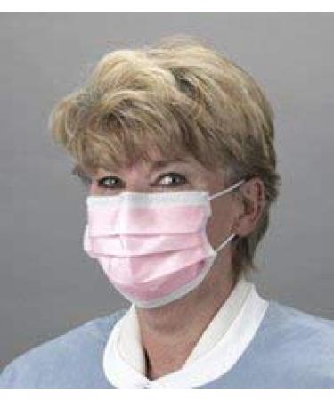 Crosstex CR-GCLPK Isolite Earloop Face Mask Pink (Pack of 50)