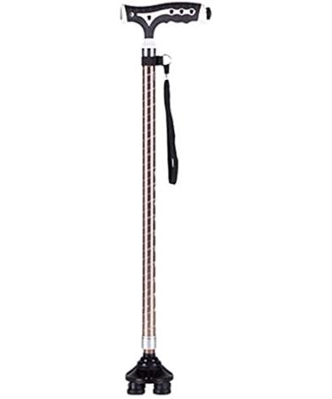 Canes Walking aids Crutch Elderly Man Four-Legged Walking Stick Corner Stick Elderly Telescopic Aluminum Alloy Magnetic Therapy Non-Slip Walker Walking Aid