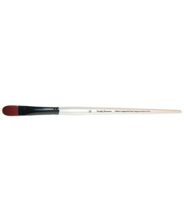 Simply Simmons Extra-Firm Synthetic Long Handle Brushes Filbert LH 8