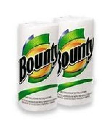 Bounty White Paper Towles 12 Mega Plus Rolls 22 Regular Rolls
