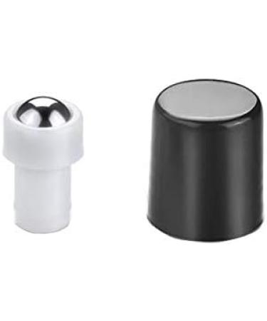 12 Pack 2ml Mini Clear Glass Roll-On Bottles - Refillable Essential Oil & Perfume Containers with Black Caps | Ideal for Cosmetics & Sampling - Buy Online on SooperMarket.com