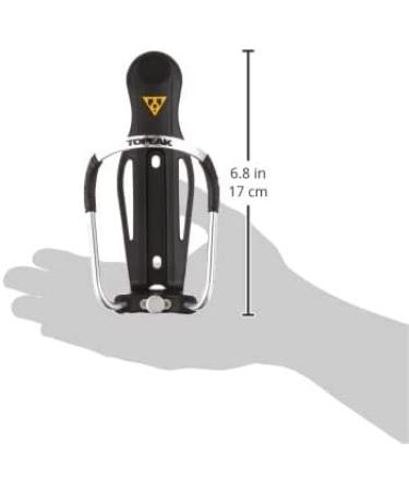 Topeak Silver Water Bottle Cage - Lightweight and Durable | [Company Name] - Buy Online on SooperMarket.com