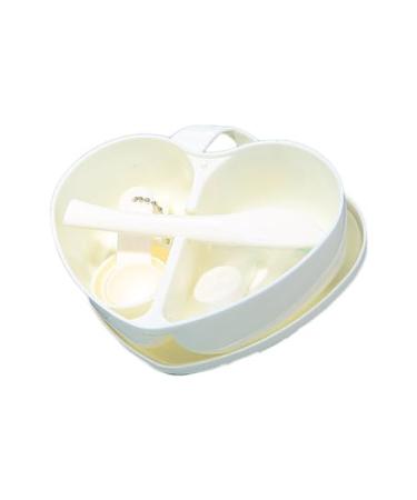 Heart Shaped Facial Mask Mixing Bowl Set with Spatula & Measuring Spoon | DIY Skin Care Tool Kit for Women | Perfect for Home & Beauty Salon Use | Random Color - Buy Online on SooperMarket.com