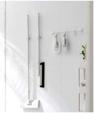 3PACK Broom Mop Holder Set - Self Adhesive No Drilling, Super Anti-Slip Hanger for Home, Kitchen, Garden, Garage Storage - Buy Online on SooperMarket.com