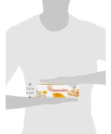 El Almendro White Nougat with Almonds & Candied Orange Peel - 75g | Buy Internationally - Buy Online on SooperMarket.com
